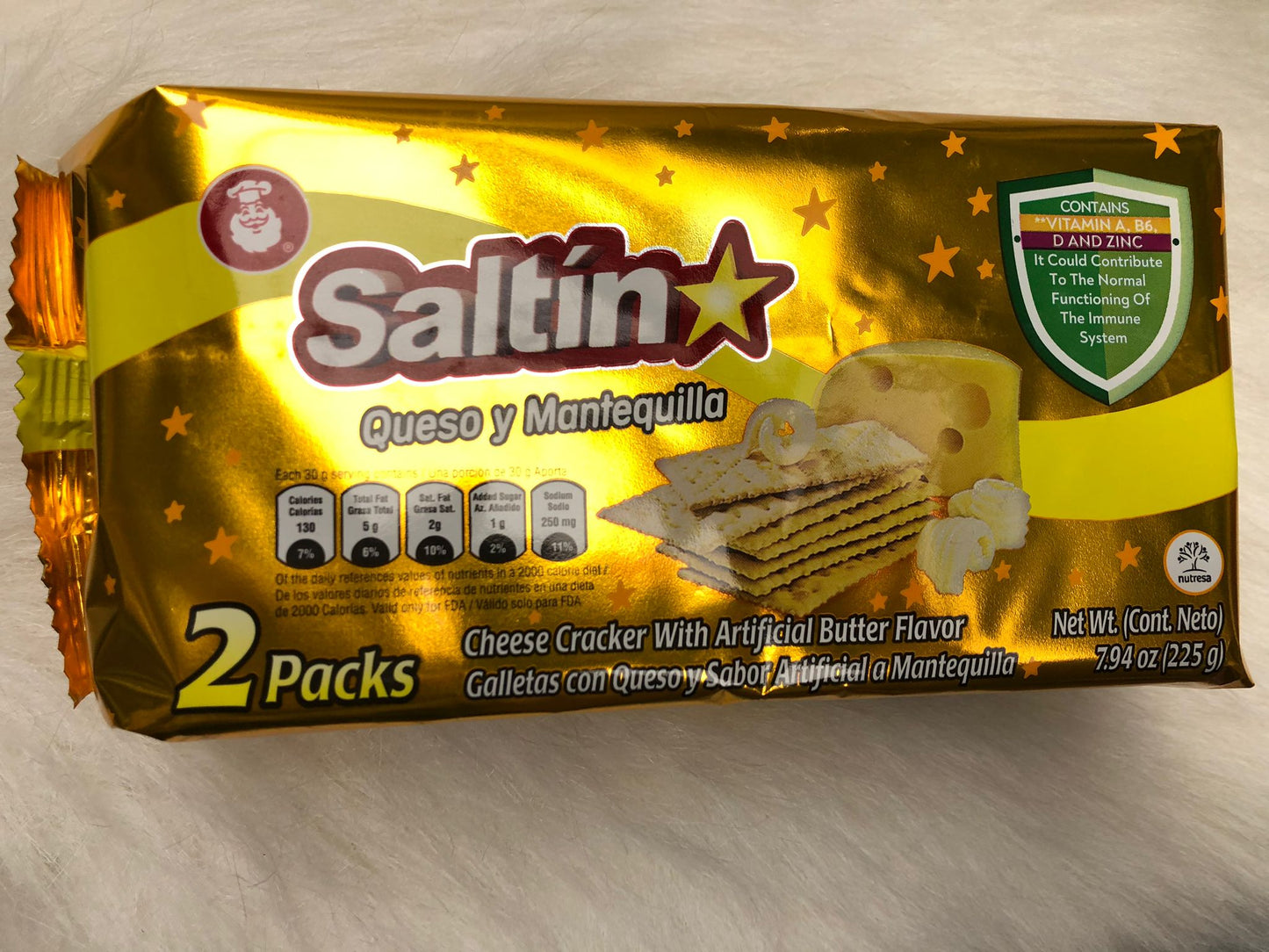 Saltin Queso y Mantequilla