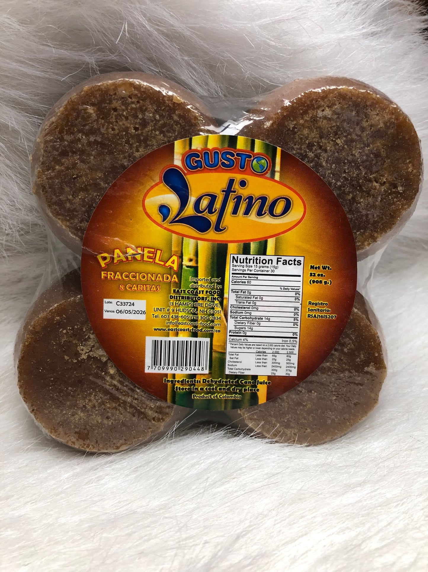 Gusto Latino Panela fraccionada X4 Caritas