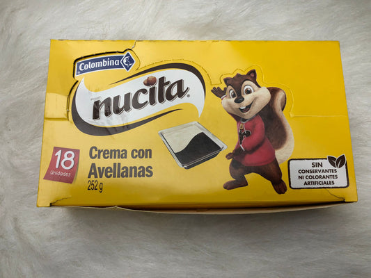 Nucita crema de Avellana 18 unidades