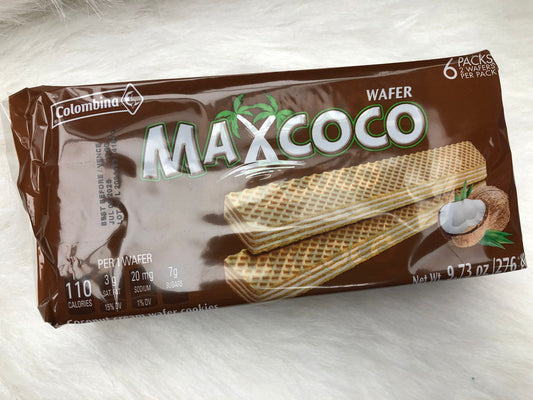 Maxicoco Wafer paquete x6
