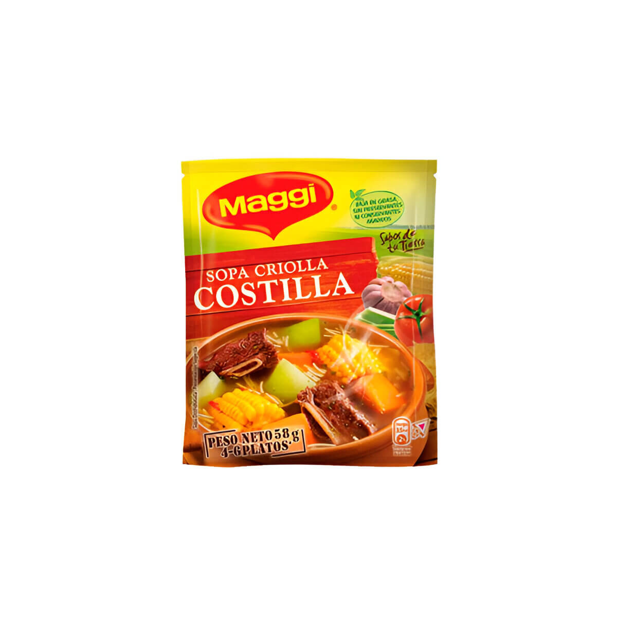 Sopa Criolla Costilla Maggi